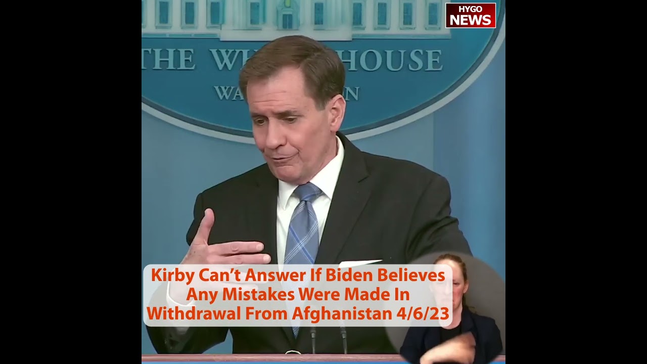 WH Can’t Answer If Biden Believes Any Mistakes Were Made In Withdrawal From Afghanistan