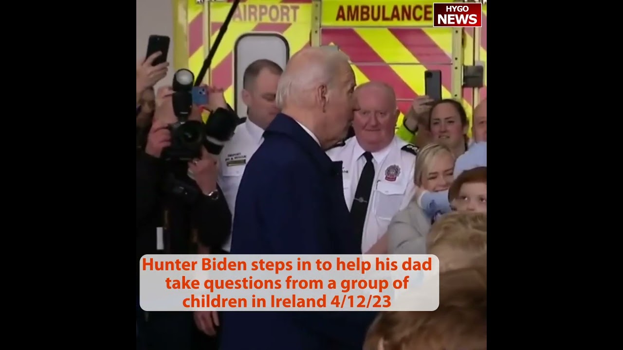 Biden having his troubled son Hunter explain a simple child’s question, he is a disaster.