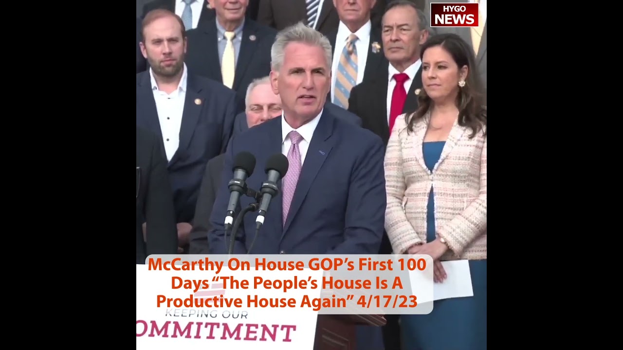 Speaker McCarthy on House GOP’s first 100 days: “The People’s House is a productive House again.”