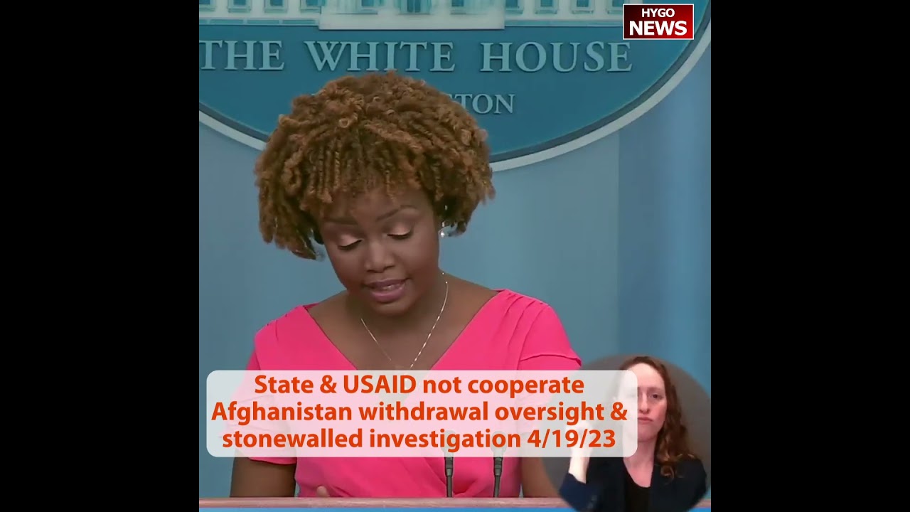 State & USAID not cooperate Afghanistan withdrawal oversight & stonewalled investigation