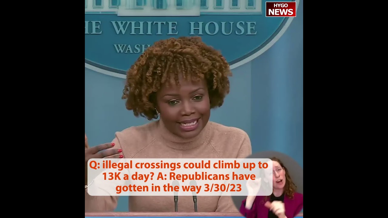 Q: illegal crossings could climb up to 13K a day? A: Republicans have gotten in the way