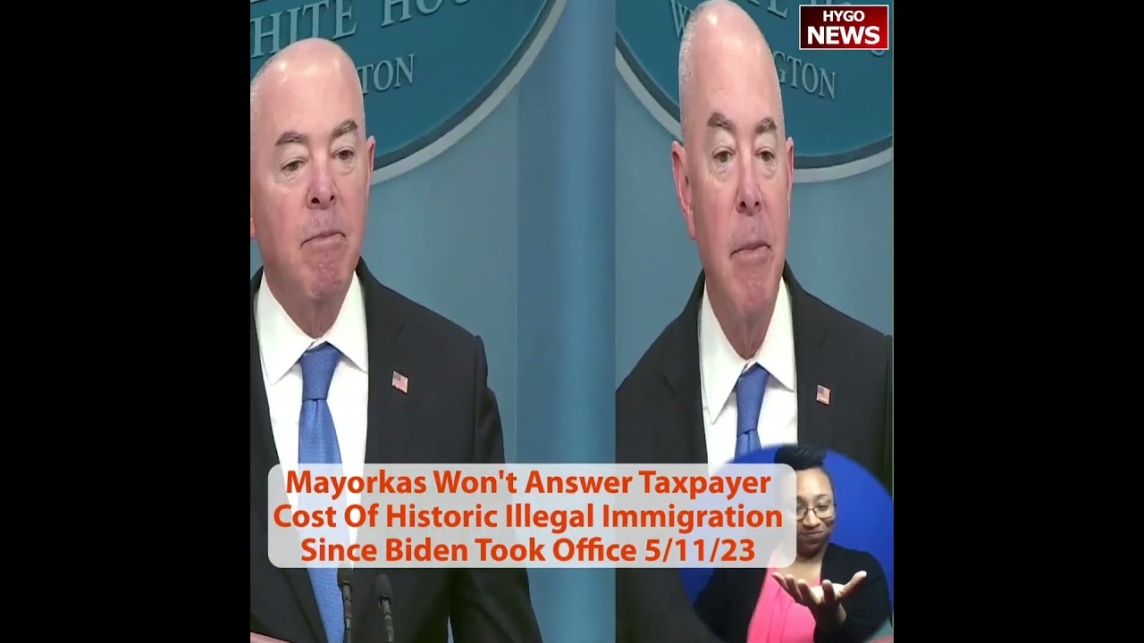 Mayorkas Won’t Answer Taxpayer Cost Of Historic Illegal Immigration Since Biden Took Office