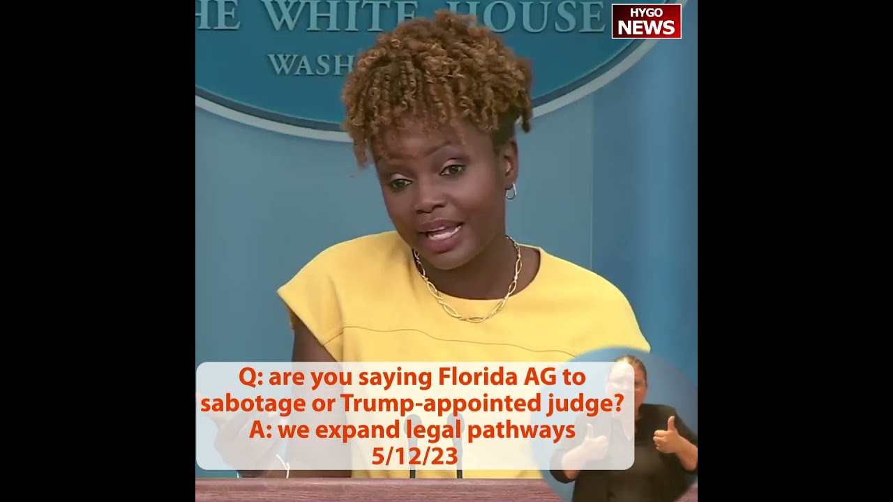 Q: are you saying Florida AG to sabotage or Trump-appointed judge? A: we expand legal pathways