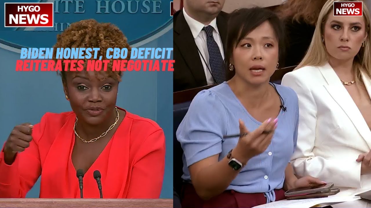 Biden Really Honest, CBO deficit, Reiterates Not Negotiate Over Debt Limit, Dodge Questions