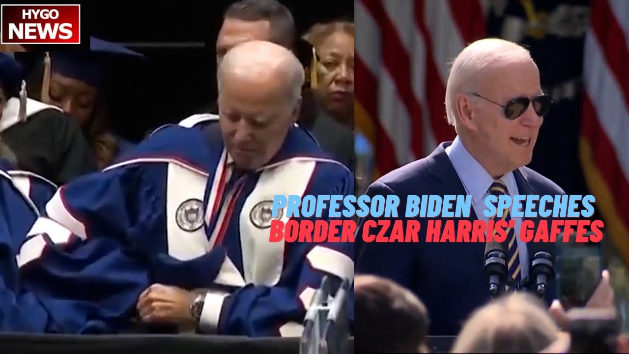Professor Biden & Border Czar Harris’ speeches & gaffes, Immigration & climate