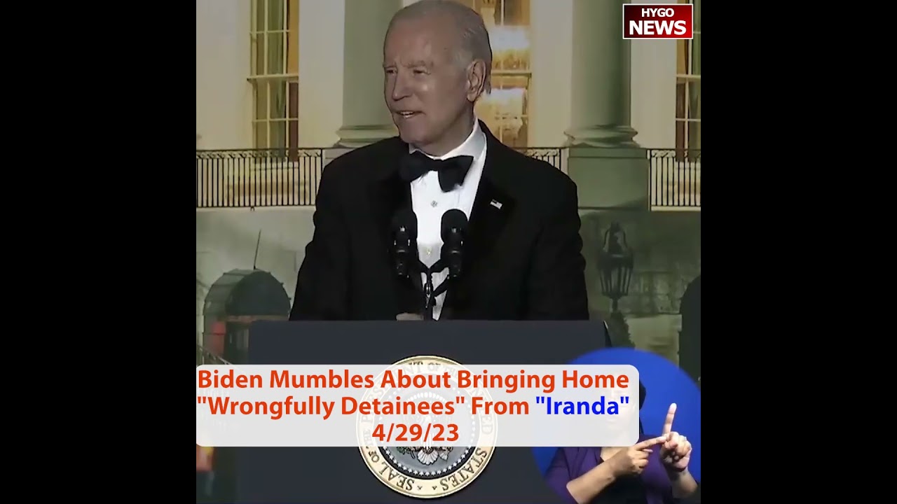 Biden Mumbles About Bringing Home “Wrongfully Detainees” From “Iranda”