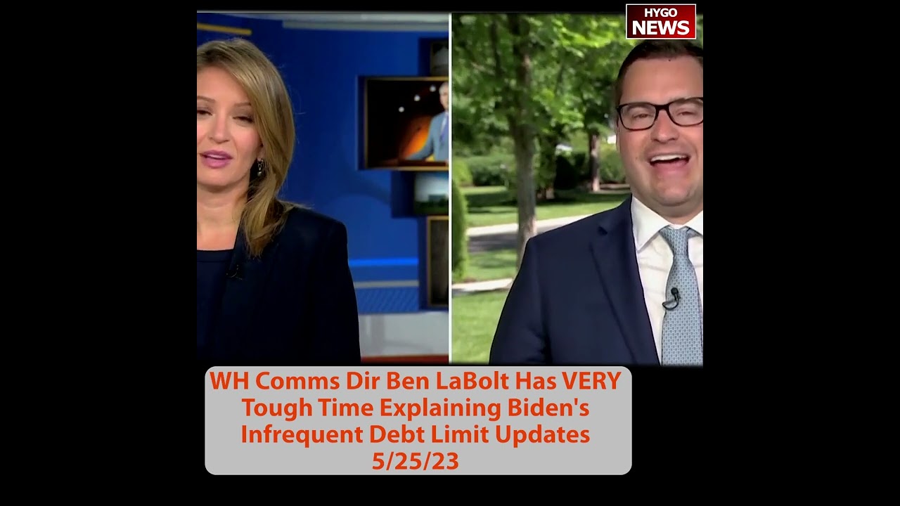 WH Comms Dir Ben LaBolt has a very tough time explaining Biden’s infrequent debt limit updates.