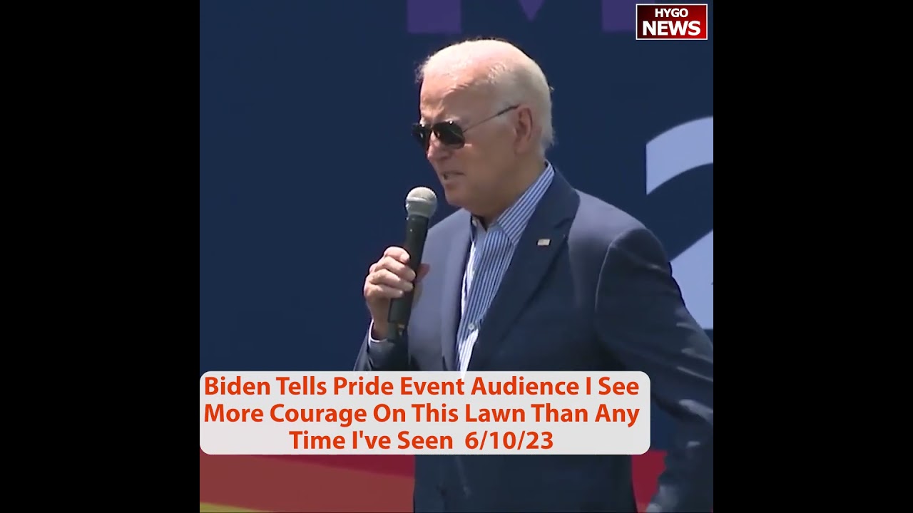 Biden Tells Pride Event Audience I See More Courage On This Lawn Than Any Time I’ve Seen