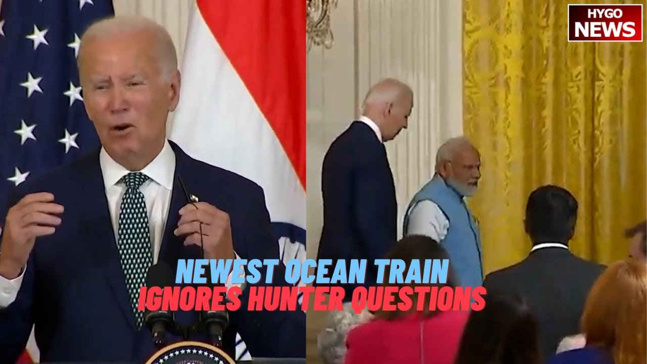 Biden press conference only 2 Pre-Selected Reporters, Newest Ocean Train, Ignores Hunter Questions