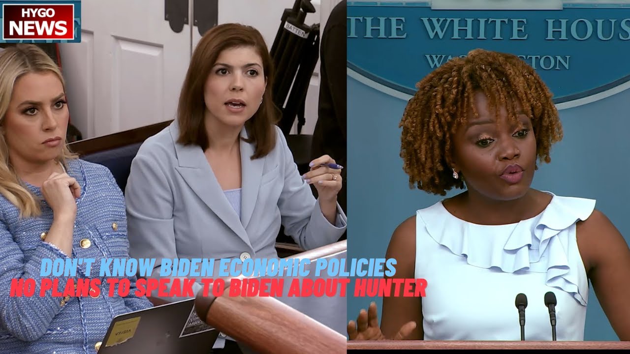 KJP: Americans Don’t Know Biden’s Economic Policies, No Plans To Speak To Biden About Hunter