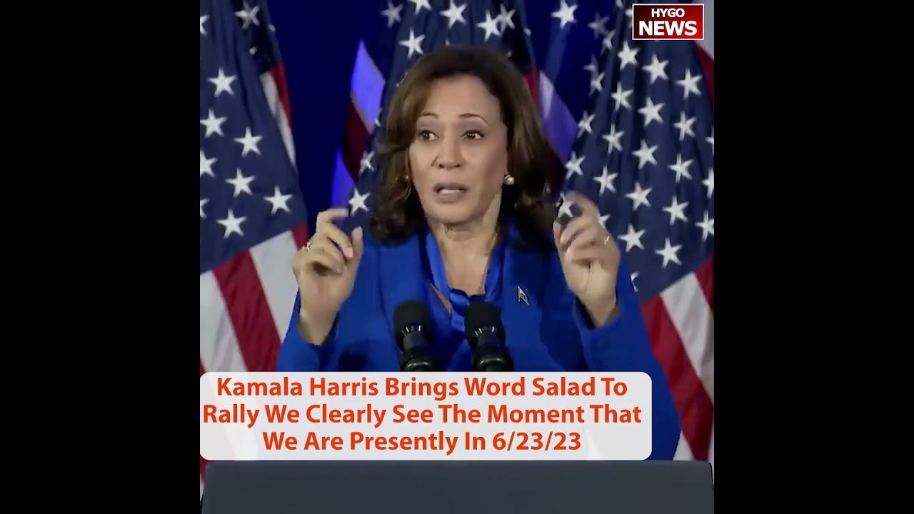 Kamala Harris Brings Word Salad To Rally We Clearly See The Moment That We Are Presently In