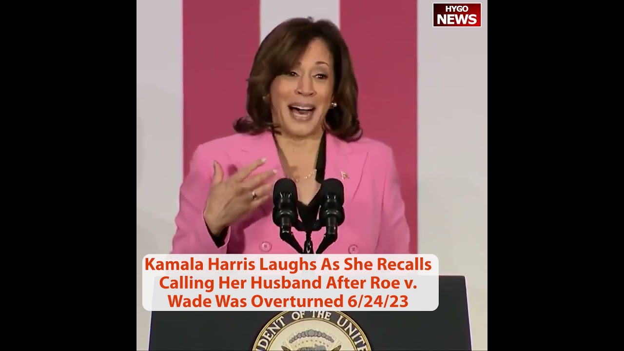 Kamala Harris Laughs As She Recalls Calling Her Husband After Roe v. Wade Was Overturned