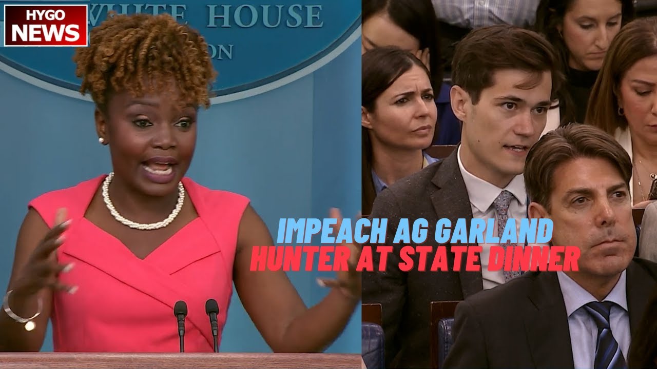 On Impeach AG Garland: Respects The Rule Of Law, Hunter At State Dinner Takes Ethics Very Seriously