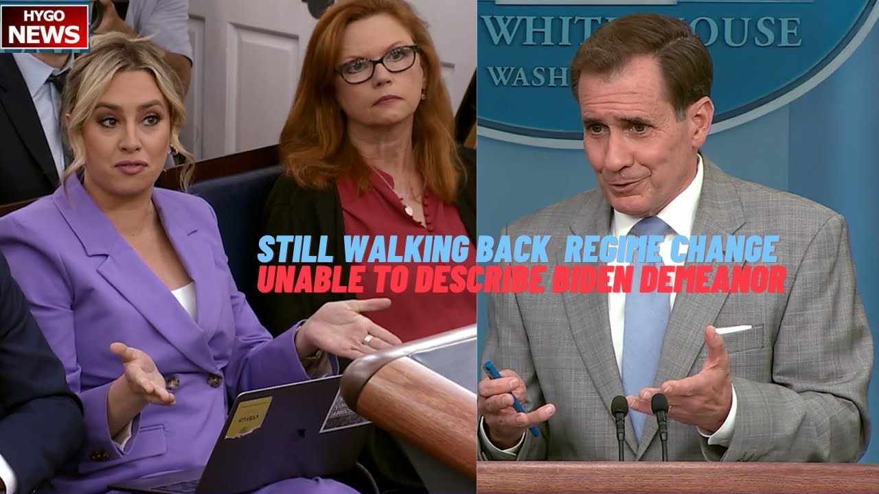 Biden Spox Still Walking Back Biden’s Call For Regime Change, Unable To Describe Biden’s “Demeanor”