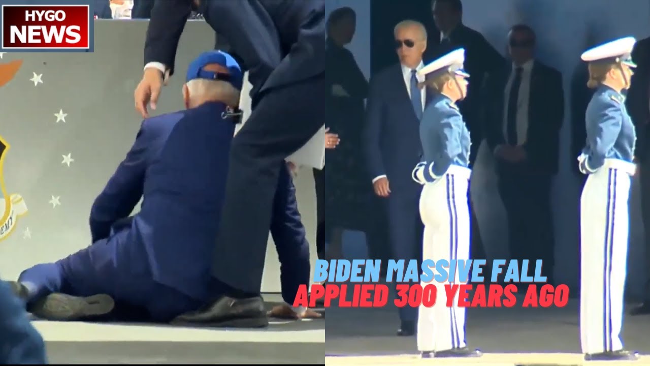 Biden MASSIVE Fall at Graduation Ceremony, applied Naval Academy 300 years ago after high school