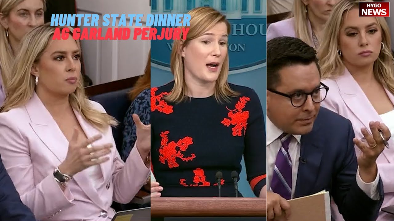 WH Defends Hunter Biden Attending State Dinner, No Comment AG Garland Committed Perjury