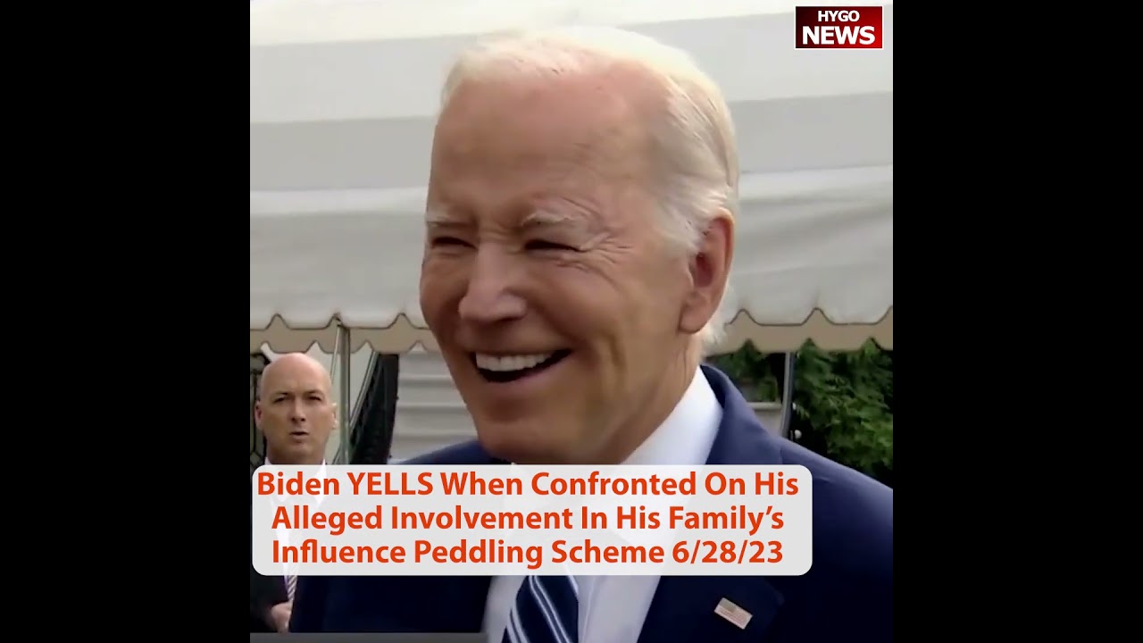 Biden YELLS When Confronted On His Alleged Involvement In His Family’s Influence Peddling Scheme