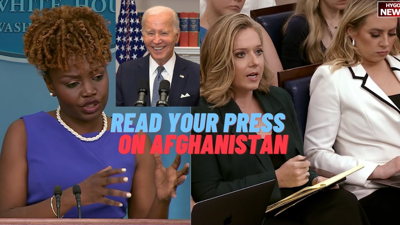 KJP Have No Idea What Biden Meant By “Read Your Press” & “I Was Right” On Afghanistan