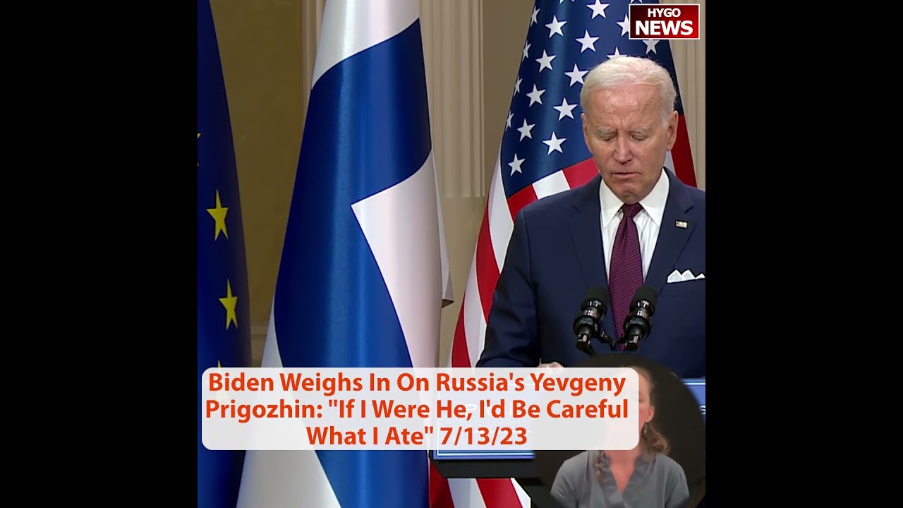 Biden Weighs In On Russia’s Yevgeny Prigozhin: “If I Were He, I’d Be Careful What I Ate”