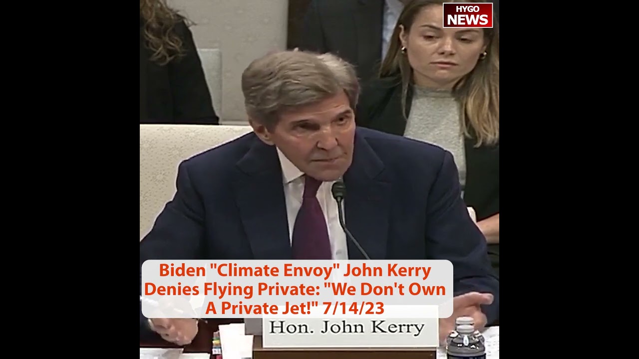 Biden “Climate Envoy” John Kerry Denies Flying Private: “We Don’t Own A Private Jet!”