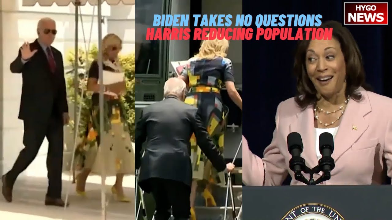 Biden Takes No Questions; VP Harris proposes reducing population; John Kerry Not Own Private Jet!