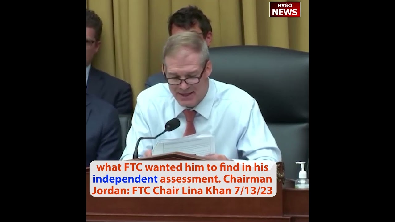 Jordan: suggest what they would expect, what FTC wanted him to find in his independent assessment