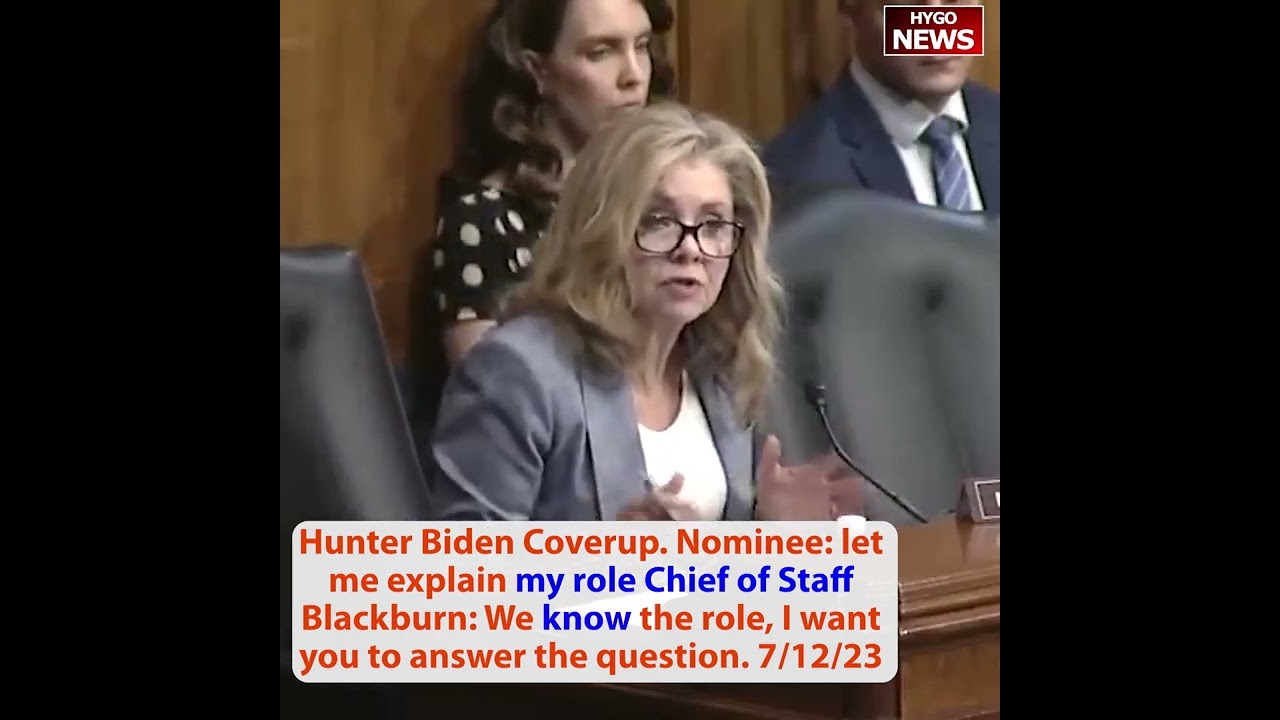 Nominee: let me explain my role Chief of Staff Blackburn: We know the role, I want you to answer