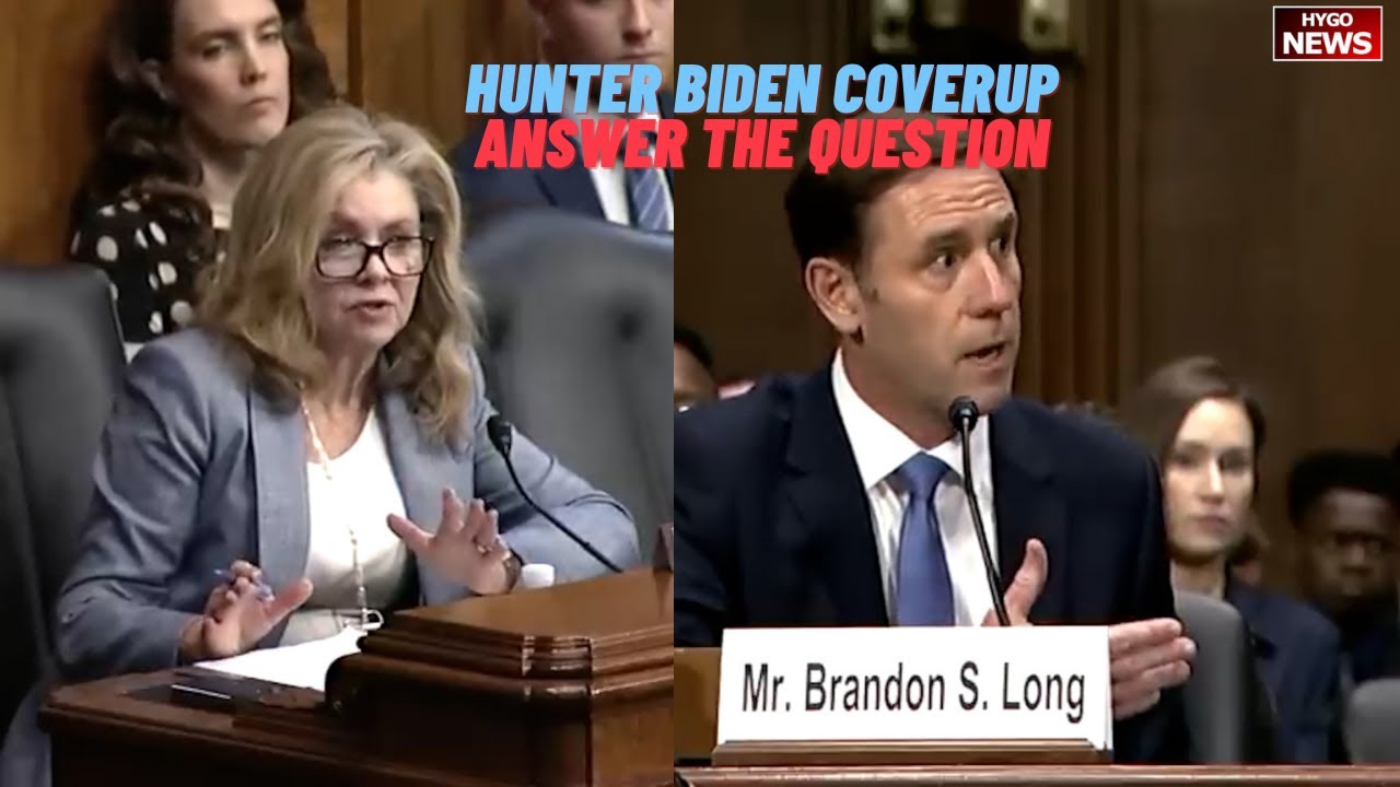 Blackburn grills Biden Nominee: We know your role, I want you to answer the question of Hunter Biden