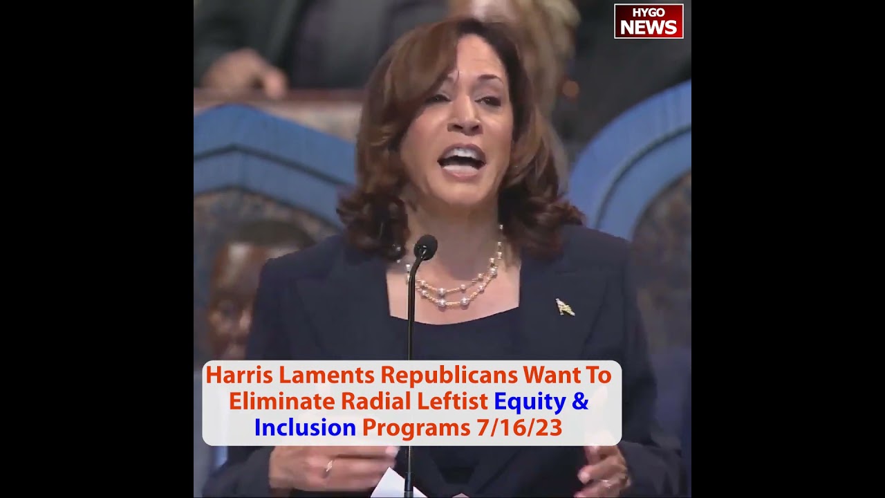 Kamala Harris Laments Republicans Want To Eliminate Radial Leftist Equity And Inclusion Programs