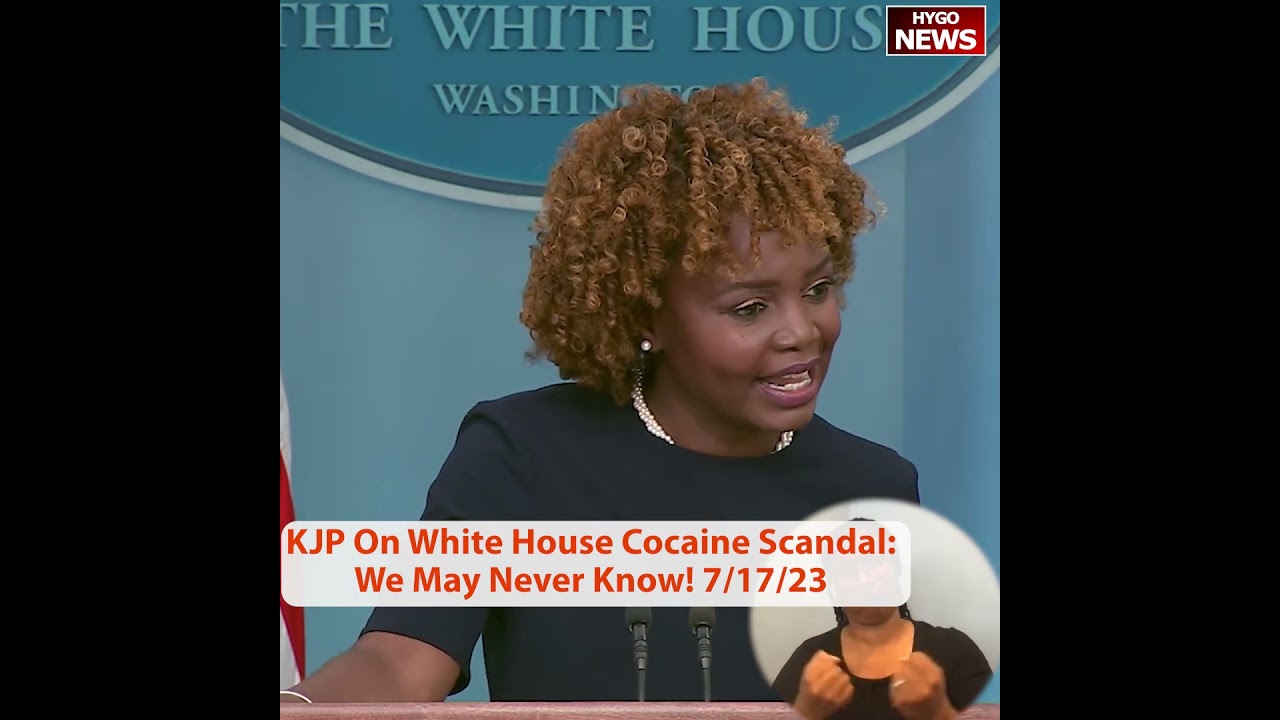 KJP On White House Cocaine Scandal: We May Never Know!