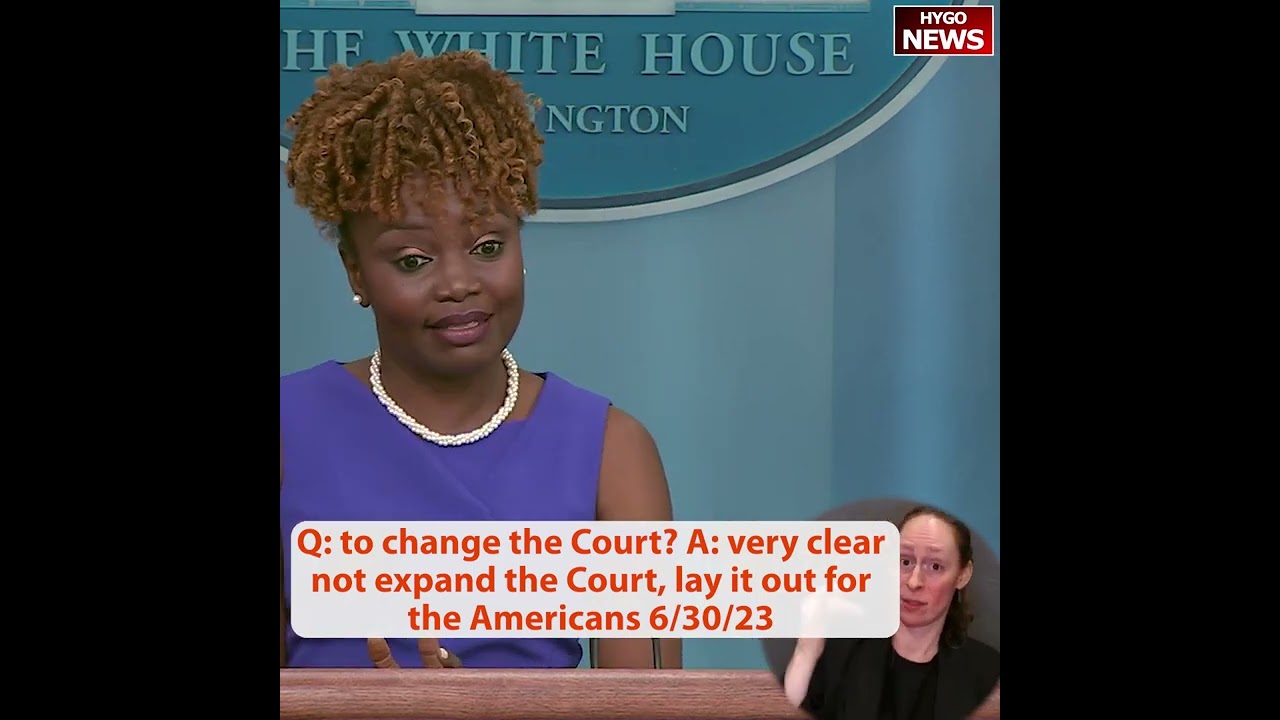 Q: to change the Court? A: very clear not expand the Court, lay it out for the Americans