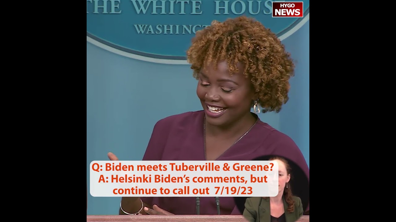 Q: Biden meets Tuberville & Greene? A: Helsinki Biden’s comments, but continue to call out