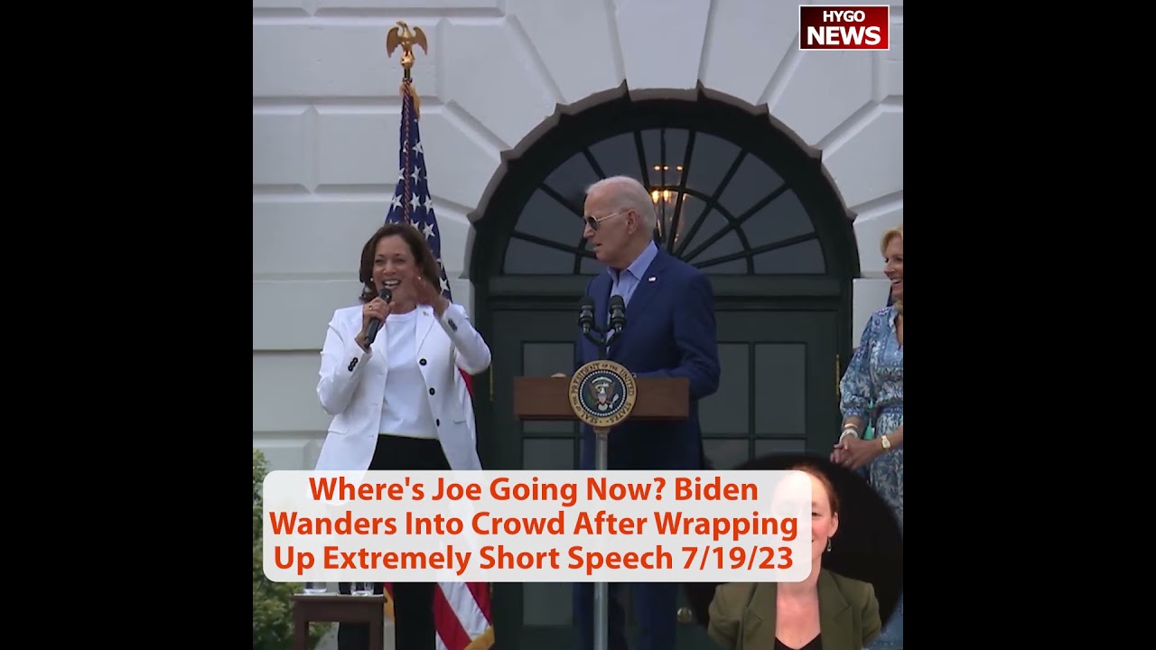 Where’s Joe Going Now? Biden Wanders Into Crowd After Wrapping Up Extremely Short Speech