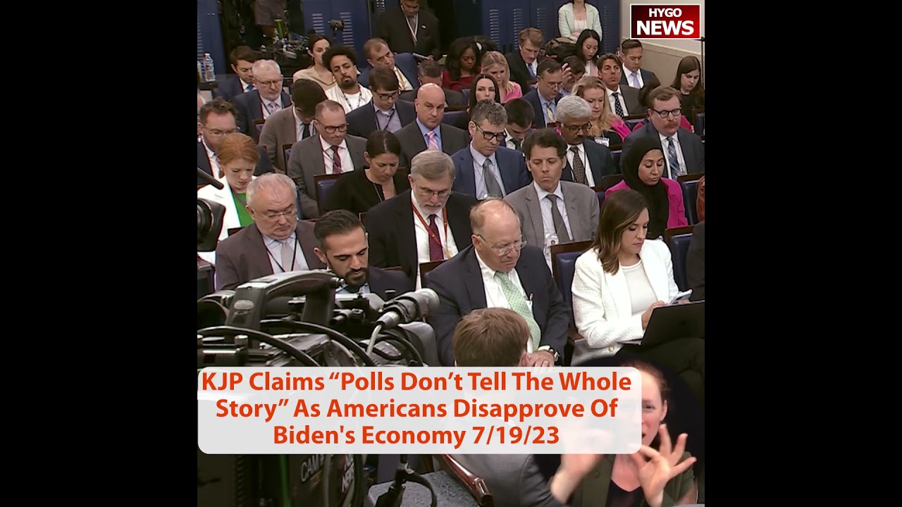 KJP Claims “Polls Don’t Tell The Whole Story” As Americans Disapprove Of Biden’s Economy