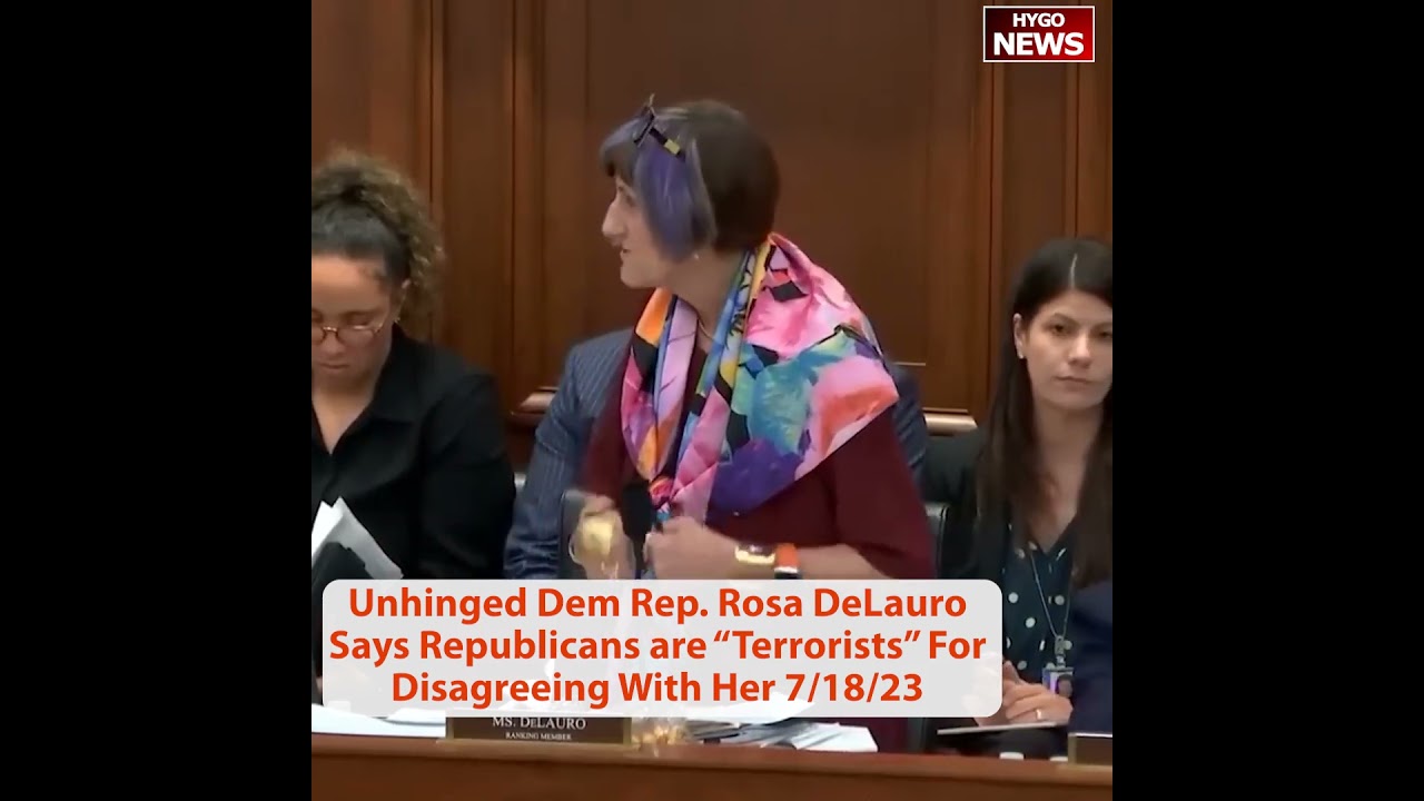 Unhinged Dem Rep. Rosa DeLauro Says Republicans Are “Terrorists” For Disagreeing With Her