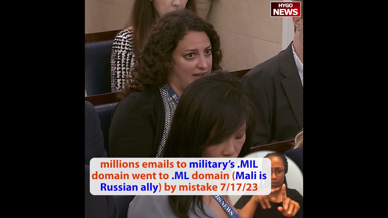 Millions of emails to military’s .MIL domain went to .ML domain (Mali is Russian ally) by mistake