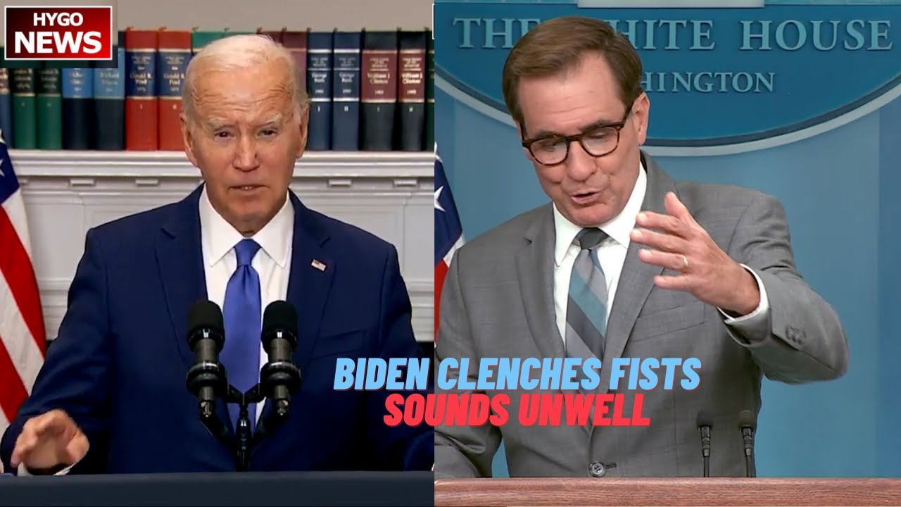 Biden Clenches Fists, Sounds Unwell & Ignores Questions; Millions of military emails went to wrong