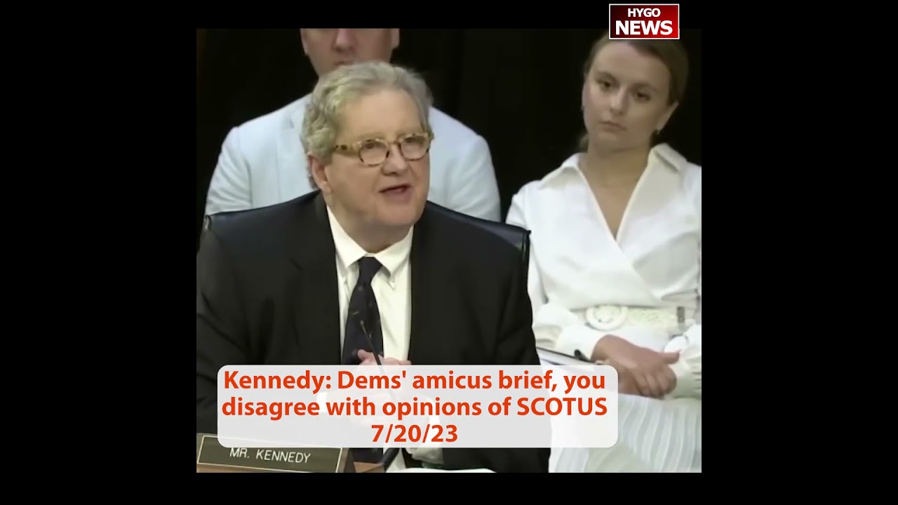 Kennedy: Dems’ amicus brief, you disagree with opinions of SCOTUS