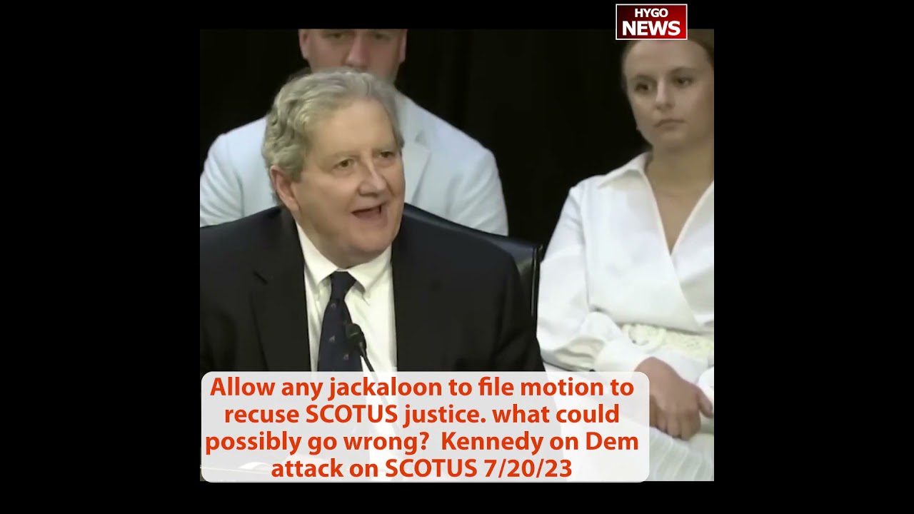 Kennedy: Allow any jackaloon to file motion to recuse SCOTUS justice. what could possibly go wrong?