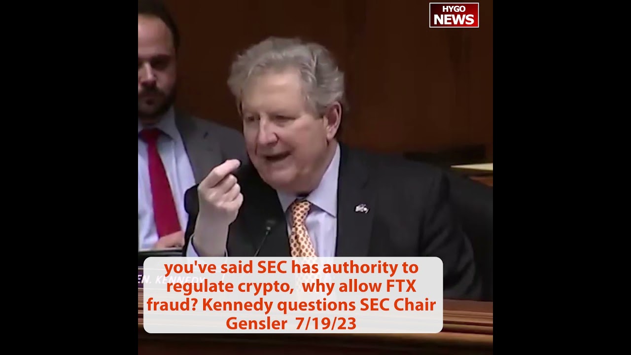 Q: you’ve said SEC has the authority to regulate cryptocurrency, why allow FTX fraud?