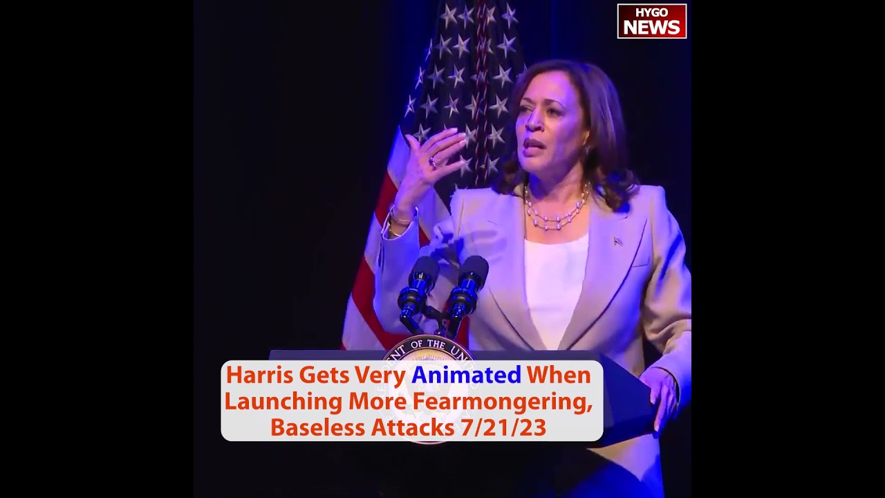 Kamala Harris Gets Very Animated When Launching More Fearmongering, Baseless Attacks