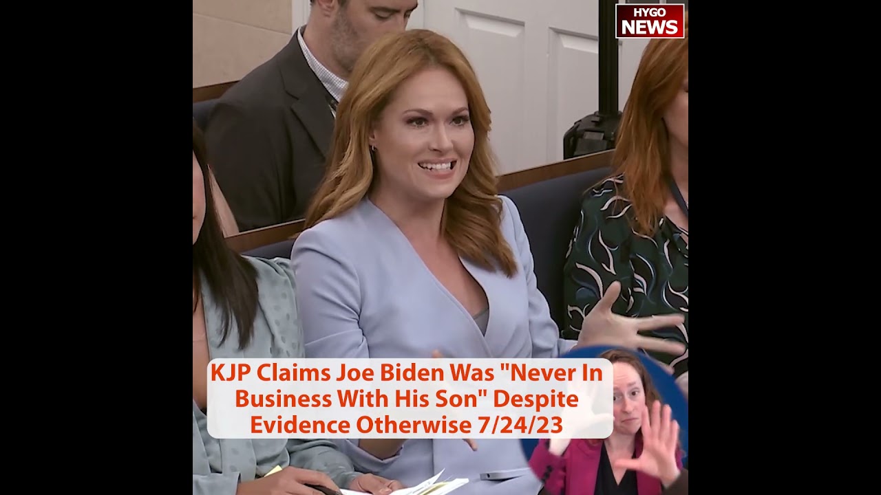 KJP Claims Joe Biden Was “Never In Business With His Son” Despite Evidence Otherwise