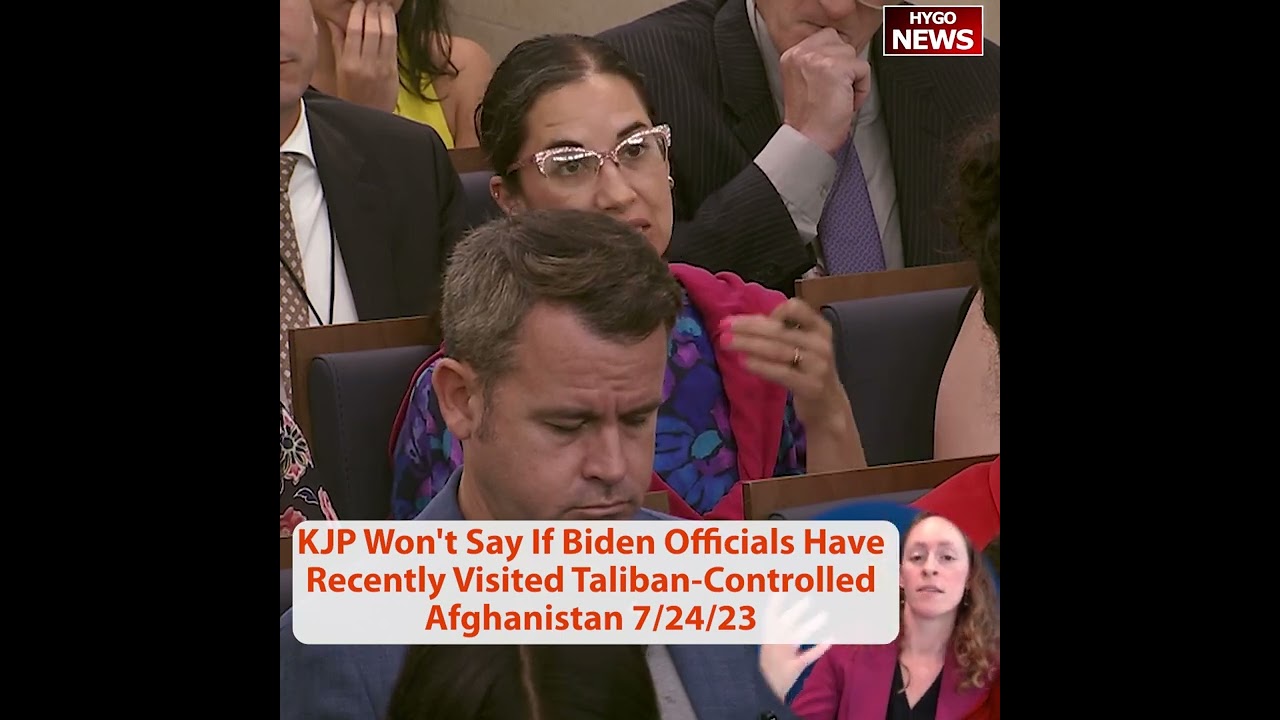 KJP Won’t Say If Biden Officials Have Recently Visited Taliban-Controlled Afghanistan