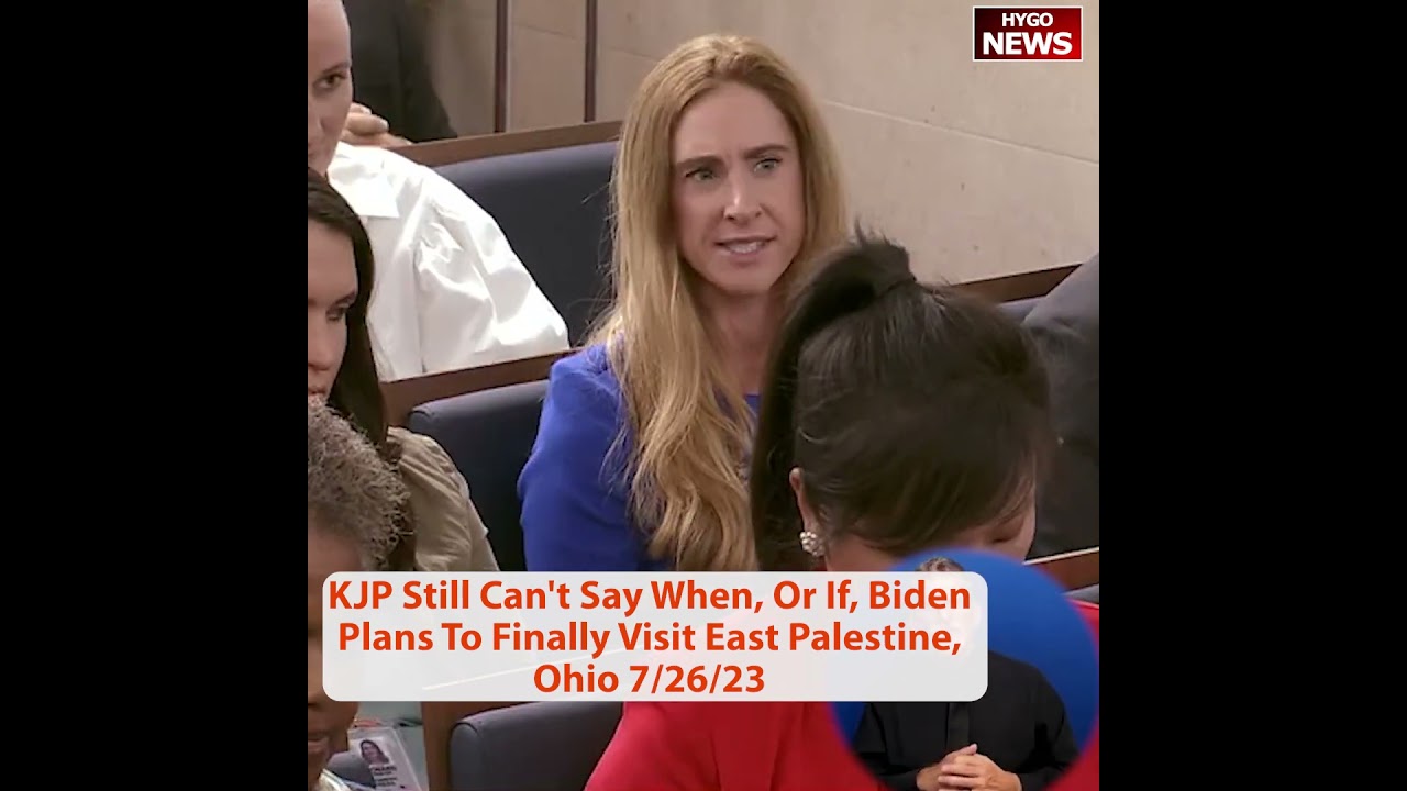 KJP Still Can’t Say When, Or If, Biden Plans To Finally Visit East Palestine, Ohio