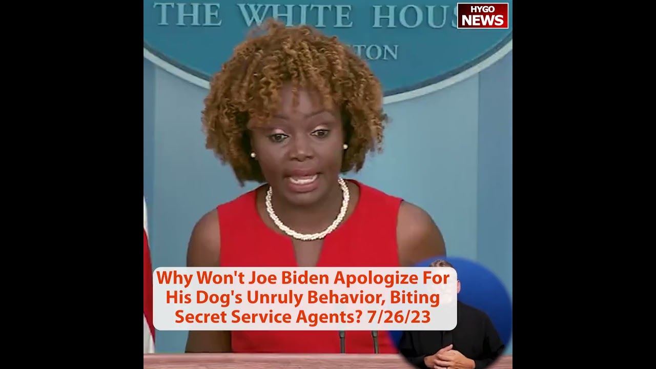 Why Won’t Joe Biden Apologize For His Dog’s Unruly Behavior, Biting Secret Service Agents?