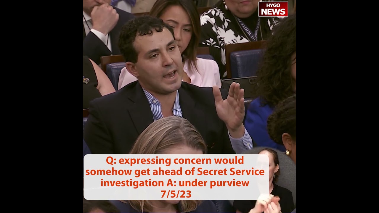 Q: expressing concern would somehow get ahead of Secret Service investigation A: under purview