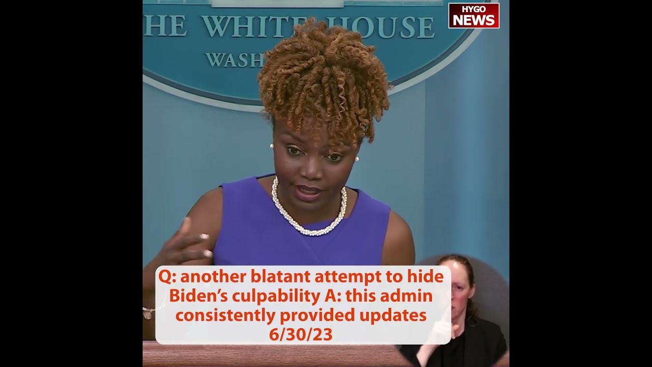 Q: another blatant attempt to hide Biden’s culpability A: this admin consistently provided updates