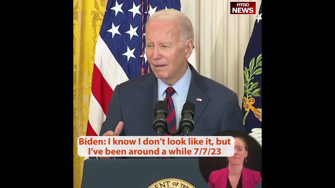 Biden: I know I don’t look like it, but I’ve been around a while