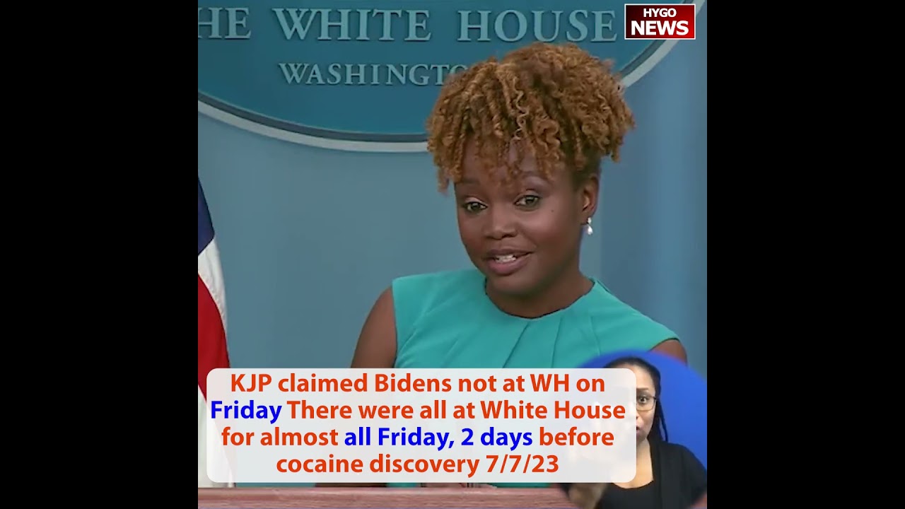 Major WH Lie by KJP: ENTIRE Biden Crime Family WAS at White House Ahead of the Cocaine Discovery