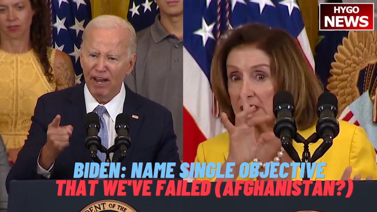 Biden: Name Me A Single Objective That We’ve Failed (Afghanistan?); Not Raise Middle-Class Taxes